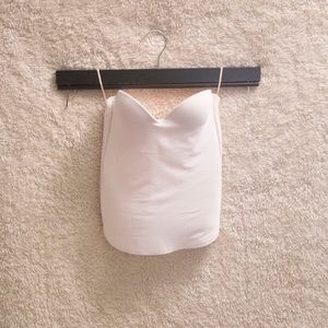 David’s Bridal bustier 32A